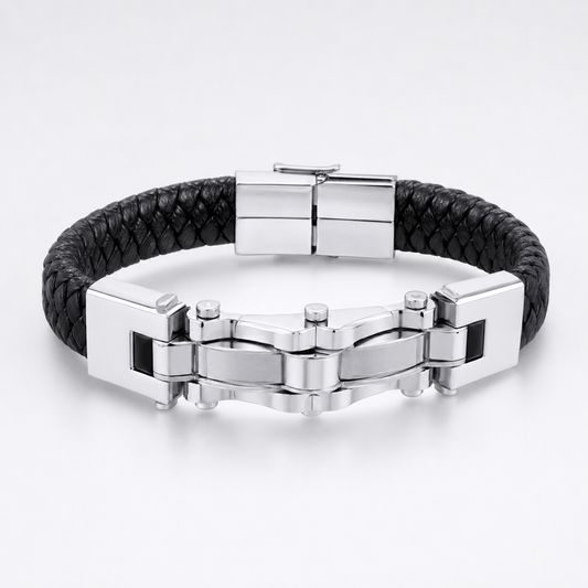 Executive Edge Braided Bracelet