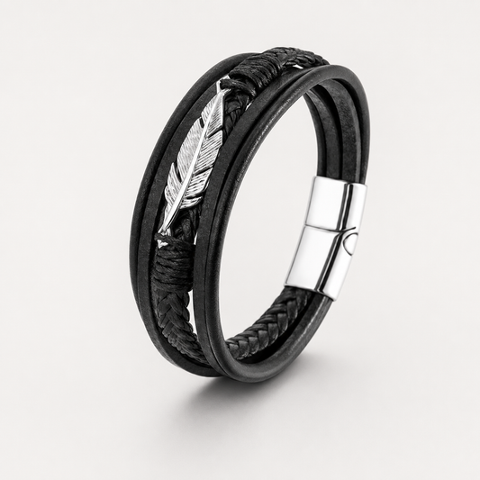 Freedom Feather Multi-Layer Bracelet