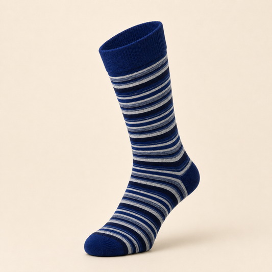 Navy & Gray Stripe